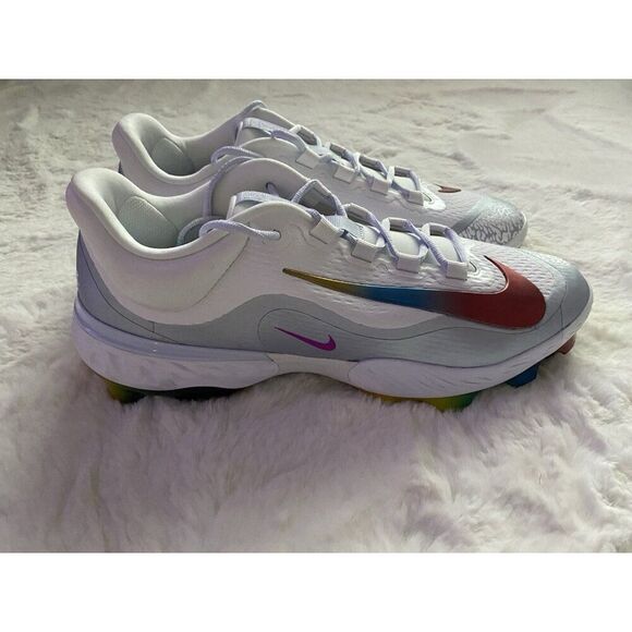 Nike Alpha Huarache Elite 4 Low MCS White Hyper‎ Violet FQ7724-106 Men’s Sz 13 main image 12